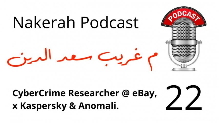 22 Ghareeb Saadeldin – CyberCrim Researcher @eBay, ex Kaspersky & Anomali.